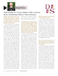 InnerView with Mother Vaclava, Archivist at the Archbishop Sheen Museum