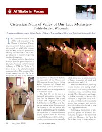 Cistercian Nuns of Valley of Our Lady Monastery Affiliate in Focus