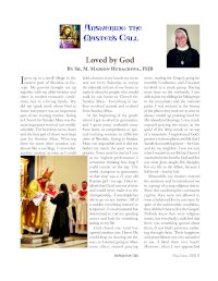 Sr. M. Marion Hudackova FSJB Vocation Story