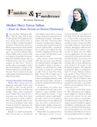 Mother Mary Teresa Tallon