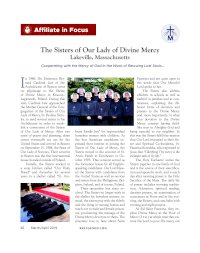 Sisters of Our Lady of Mercy Affiliate in Focus