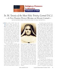 Sr M Teresia of the Most Holy Trinity
