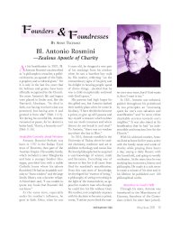 Bl  Anthony Rosmini